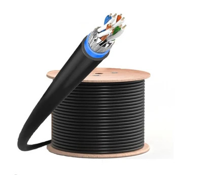 کابل شبکه CAT 6 SFTP TEST OUT DOOR DOUBLE JACKET T.F